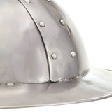 Medieval Knight Helmet Antique Replica LARP Silver Steel 286213