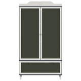 Wardrobe with Chalkboard Grey and White 90 x 45 x 165 cm 42003035