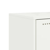 TV Cabinet White 68x39x60.5 cm Steel 846523