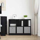 Sideboard with Drawer Black Oak 88.5 x 27.5 x 63.5 cm 8000509