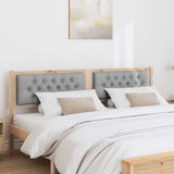 Headboard Other Brown and light grey 160 cm Solid pine wood 878999