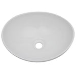 ZNTS Two Piece Bathroom Furniture Set Ceramic White 279339