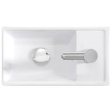 Bathroom Wash Basin Chrome 40.5 x 22.5 x 11.5 cm Metal 890226