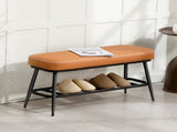 Leather Shoe Storage Bench 50607798