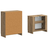 2 Piece Bathroom Cabinet Set UTRECHT Artisan Oak 3417656
