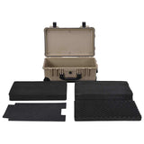Hard Luggage Case Sand 56 x 35 x 23 cm Polypropylene and ABS 42008109