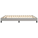 Box Spring Bed Frame Light Grey Super King Fabric 3121169