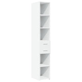 Highboard White 30x42.5x185 cm Engineered Wood 846236