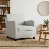 Armchair Light Grey Velvet 42043451
