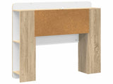 Headboard Cabinet with Storage Sonoma Oak Engineered Wood 8001248
