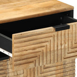 Bedside Cabinet Brown 50x33x60 cm Solid Wood Mango 4017728