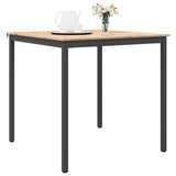 Bar Table Natural 110 x 110 x 105 cm Solid Pine Wood 892805
