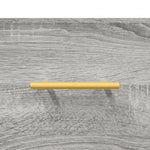 Highboard Grey Sonoma 69.5x34x180 cm Engineered Wood 3199871