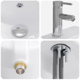 Bathroom Vanity with Sink Old Wood 42 x 40 x 84.5 cm 890678