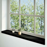 Window Sills 2 pcs Brown Black 120x20x2 cm Solid Wood Oak 4009178