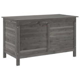 Garden Storage Box Anthracite 99x49.5x58.5 cm Solid Wood Fir 364754