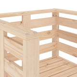 Garden Chairs 2 pcs 61.5x53x71 cm Solid Wood Pine 825128