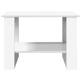 Coffee Table White 72 x 50 x 50 cm Engineered Wood 8000188