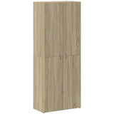 ZNTS File Cabinet Sonoma Oak 60x32x153 cm Engineered Wood 3276646