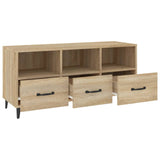TV Cabinet Sonoma Oak 102x35x50 cm Engineered Wood 812612