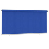 Outdoor Roller Blind 300x140 cm Blue HDPE 312845