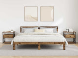 Bedside Cabinet 2 pcs Old Wood 40 x 42 x 55 cm Engineered Wood 881882