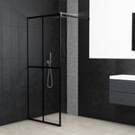 Walk-in Shower Screen Clear Tempered Glass 90x195 cm 145680