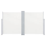 Retractable Side Awning Cream 140x600 cm 317989