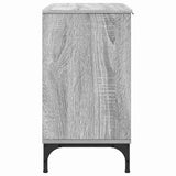Bathroom Sink Cabinet with Door Grey Sonoma 60.5 x 33.5 x 61 cm 883420