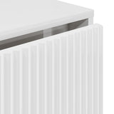 Sideboard High Gloss White 79.5 x 33 x 82 cm Engineered Wood 883438