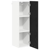 Hanging Cabinet Black Oak 30 x 31 x 100 cm Engineered Wood 884331
