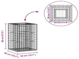 Gabion Raised Bed Silver 42033326
