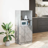 Kitchen Cabinet Concrete Grey 57x41.5x131.5 cm Engineered Wood 860124