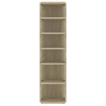 Shoe Cabinets 2 pcs Sonoma Oak 27.5x27x102 cm 808492