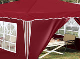 Pop-up Party Tent 288 x 288 x 245 cm Burgundy Oxford Fabric 42019774
