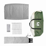 Tipi Tent with Roof Green 400 x 346 x 250 cm Taffeta 42000978