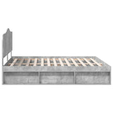 Bed Frame with Headboard Concerte 180 x 200 cm Solid Pine Wood 3413275