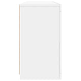 Sideboard with LED Lights White 142.5x37x67 cm 3209065