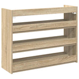 Shoe Rack Sonoma Oak 80x25x62 cm Engineered Wood 859916