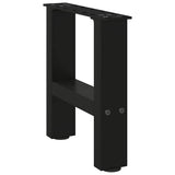 Coffee Table Legs Black 2 pcs 30x cm Steel 4013252