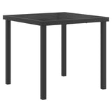Garden Dining Set 5 pcs Black and Anthracite 80 x 80 x 73 cm 3448907