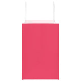 Paper Bags 250 pcs with Handles Pink 54x15x49 cm 4101682