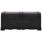 Treasure Chest Wood Black 90x51x42 cm 275394