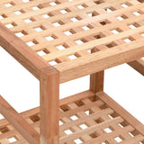 Bathroom Shelf 35.5x35.5x112.5 cm Solid Wood Walnut 350364