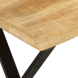 Bench with Live Edge 105 cm Solid Wood Mango 372759