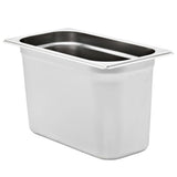 Gastronorm Containers 4 pcs GN 1/3 200 mm Stainless Steel 50897