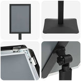 Pedestal Poster Stand Silver A3 Cast Iron 42020977