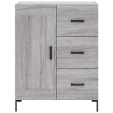 Highboard Grey Sonoma 69.5x34x180 cm Engineered Wood 3190027