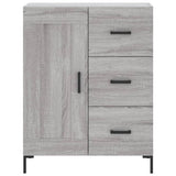 Highboard Grey Sonoma 69.5x34x180 cm Engineered Wood 3190027