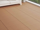 Decking Tile 6 pcs Brown 60 x 30 cm WPC 42046684